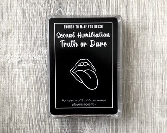 Sexual Humiliation Truth or Dare (Brand New!) | Kinky BDSM Card Deck, Sexy Gift, Game for Adults