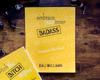 Embrace Your Inner Badass Workbook | Feminist Book, How to Build Confidence, Feminist Gift Idea