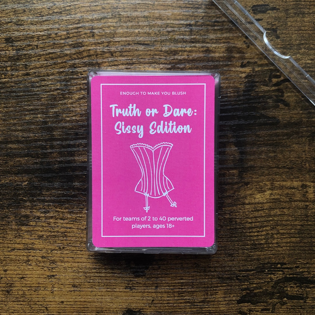 Erotic Humiliation Truth or Dare: Sissy Edition Kinky BDSM Card Deck, Sexy Gift, Game for Adults - Etsy Japan