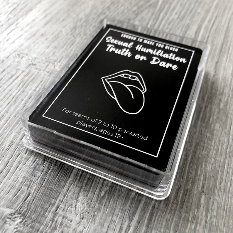 Sexual Humiliation Truth or Dare Brand New Kinky BDSM Card Deck, Sexy Gift, Game for Adults image 4