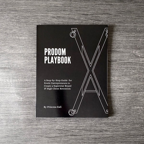 The ProDom Playbook (Nouveau classeur !) | Livre Sex Work, Journal BDSM pervers | Idée cadeau sexy