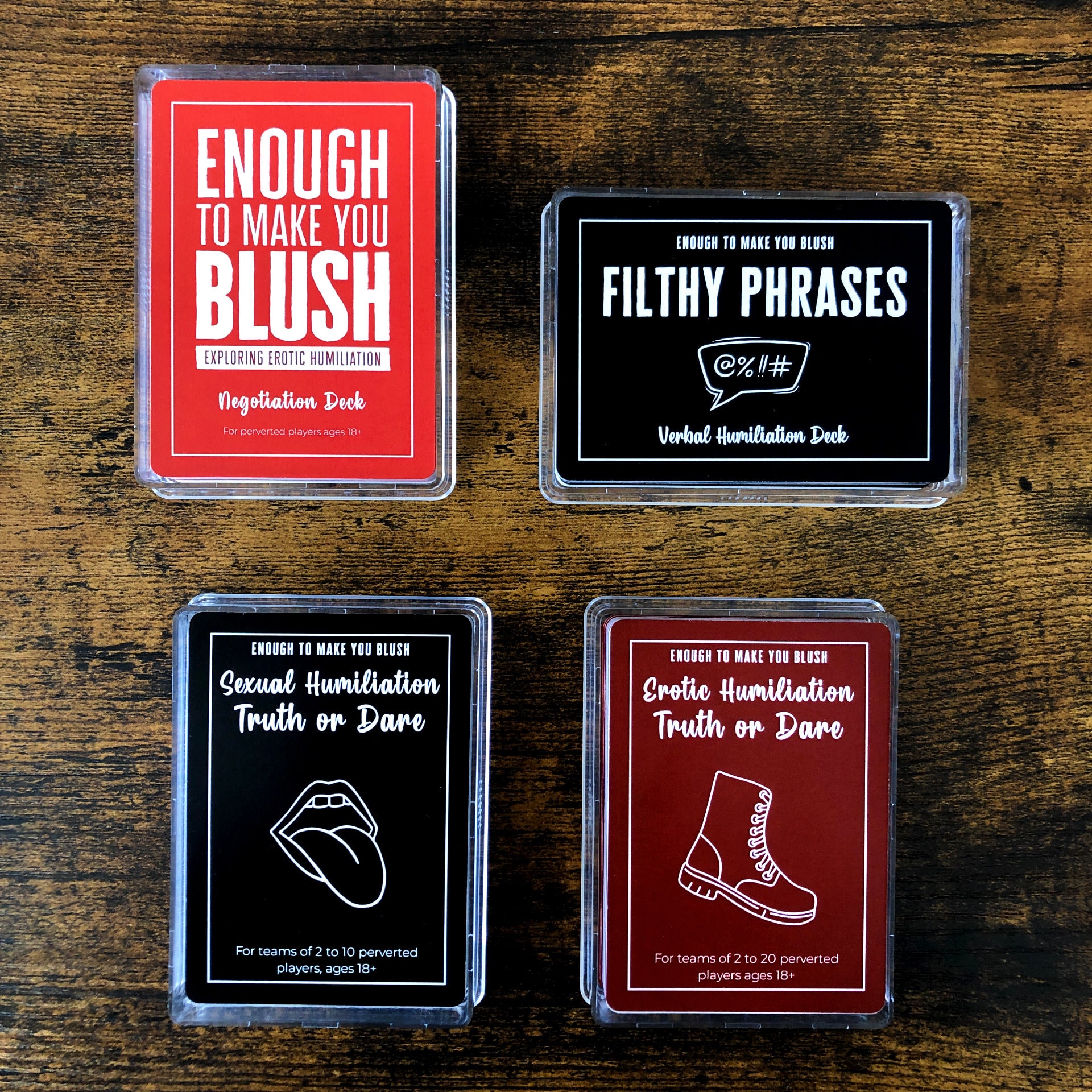 Filthy Phrases: Verbal Humiliation Deck updated Design Kinky BDSM Card  Deck, Sexy Gift, Game for Adults - Etsy