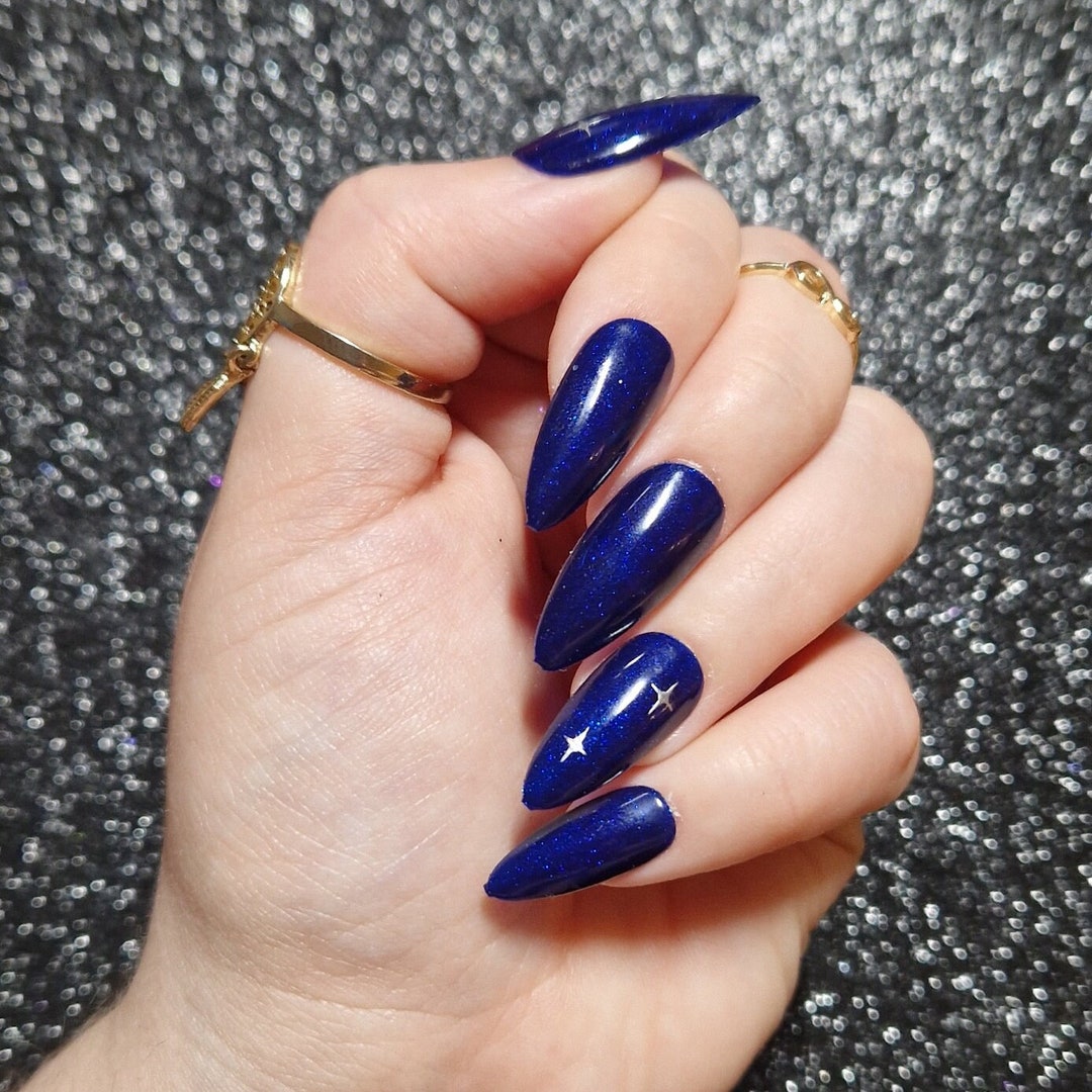 Midnight TS Nails Luxury Handmade Press on Nails Mix and Match Design ...