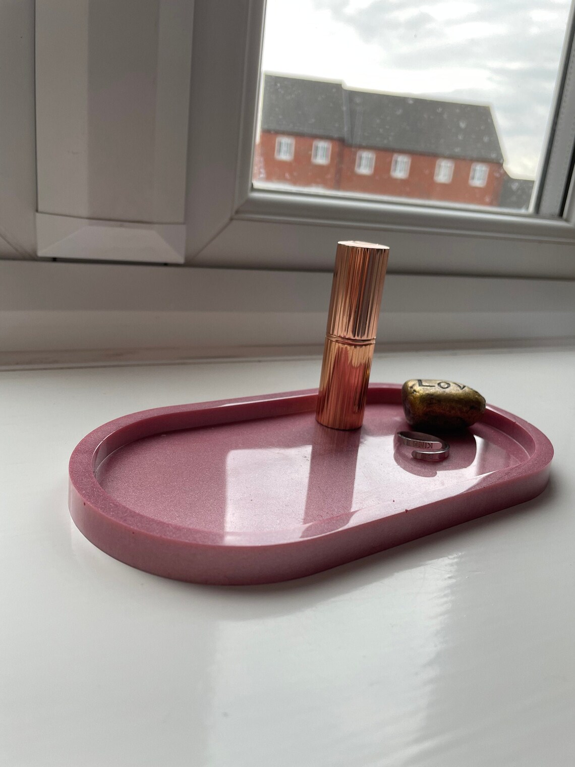 Handmade Resin Trinket Tray Etsy