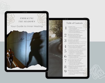 Digital Shadow Workbook: Inner Healing with 100+ Prompts | Printable | Book of Shadows | Spiritual Mental Health Journal for GoodNotes, iPad