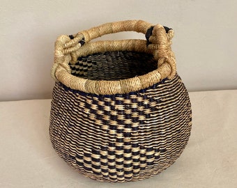 Panier Bolga (petit) - Respectueux de l'environnement - Idéal pour le rangement ou la décoration intérieure