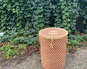 Bolga Laundry/Storage Basket -Eco-Friendly- Ideal for Storing Laundry, Toys and other large items