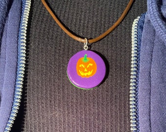 Halloweenhalsband + Jack-O'-Lantern-hänge + Gåvor