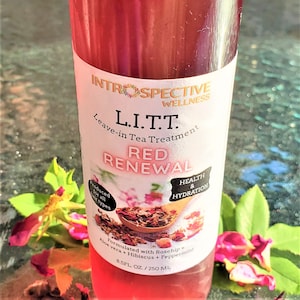 Healthy, Hair, Leave-In Treatment, Condition, Tames frizz, Infused,  Aloe Vera, Hibiscus, Peppermint, Rosehip