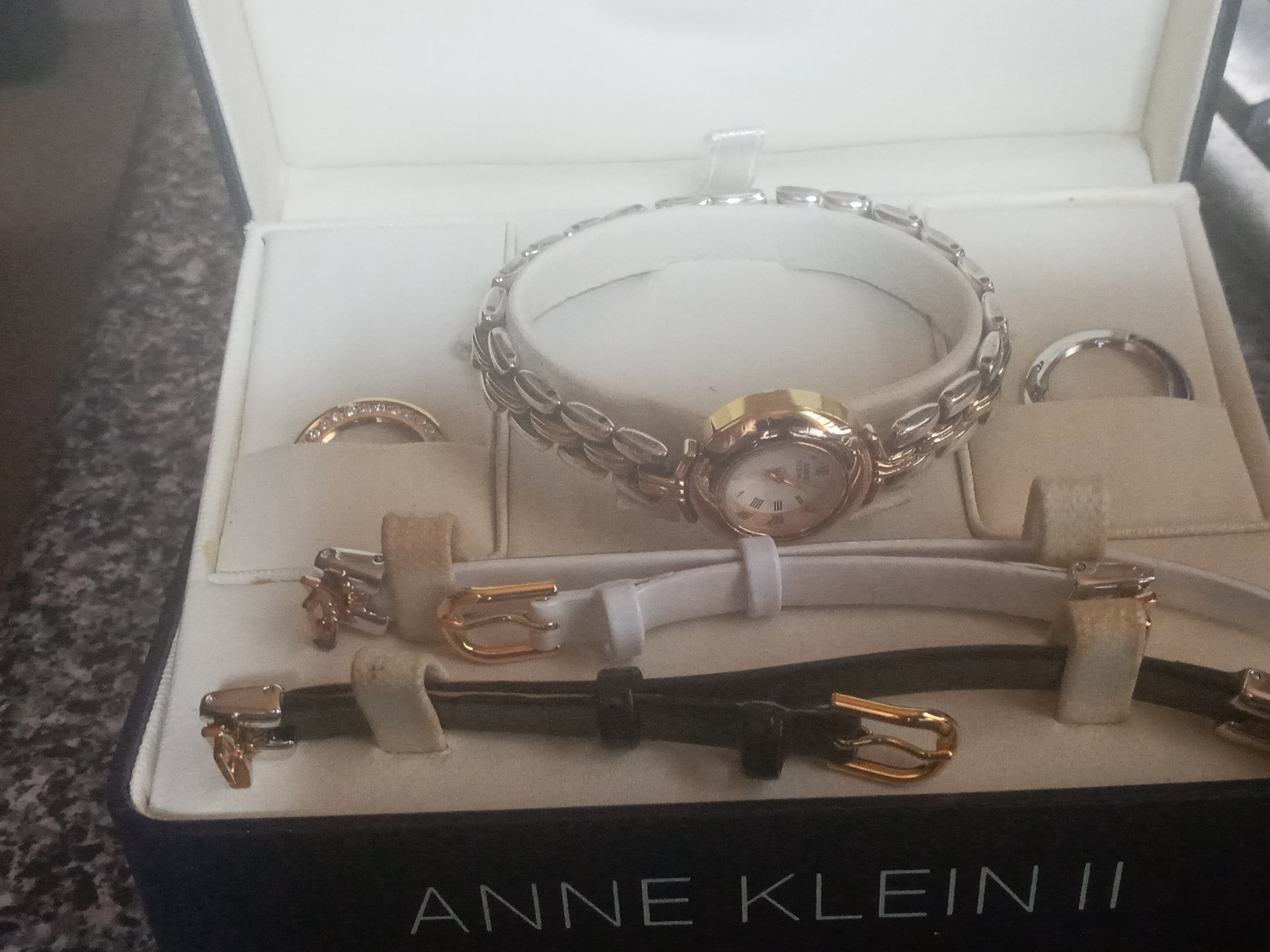 watch set with interchangeable bands