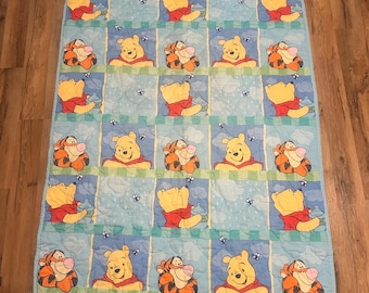 Crib Comforter Winnie The Pooh Blanket 90s Vintage 1990's Winnie