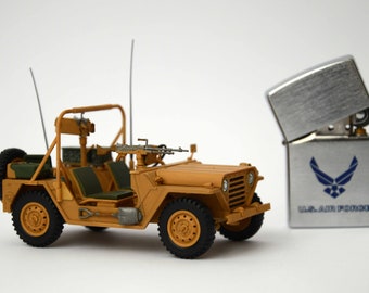 Modelo de Jeep a escala 1/35