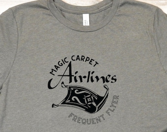 Magic Carpet Airlines Frequent Flyer Shirt* Magic Shirt* World Parks Shirt* Funny Disney Service Shirt* Vacation Shirt*
