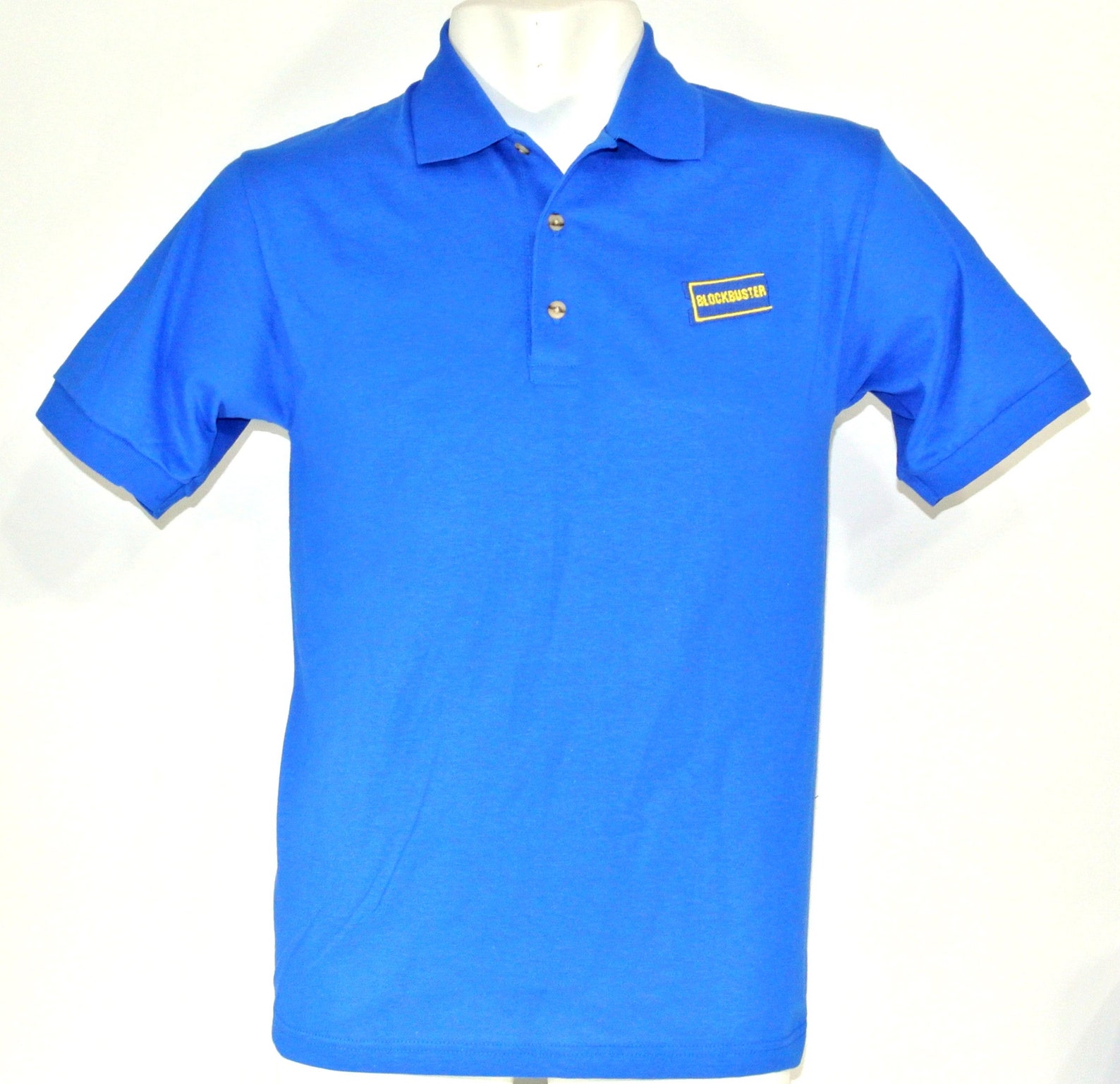 BLOCKBUSTER VIDEO Vintage Employee Uniform Polo Shirt Size XL Etsy Canada