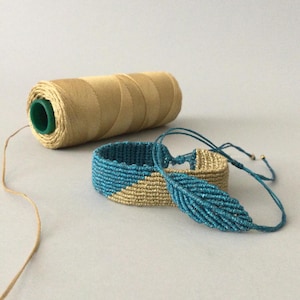 Handmade Colorful Shiny Micro Macrame Bracelet