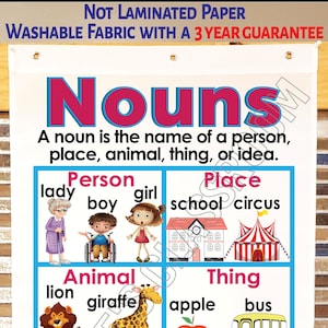 Nouns Anchor Chart Printable