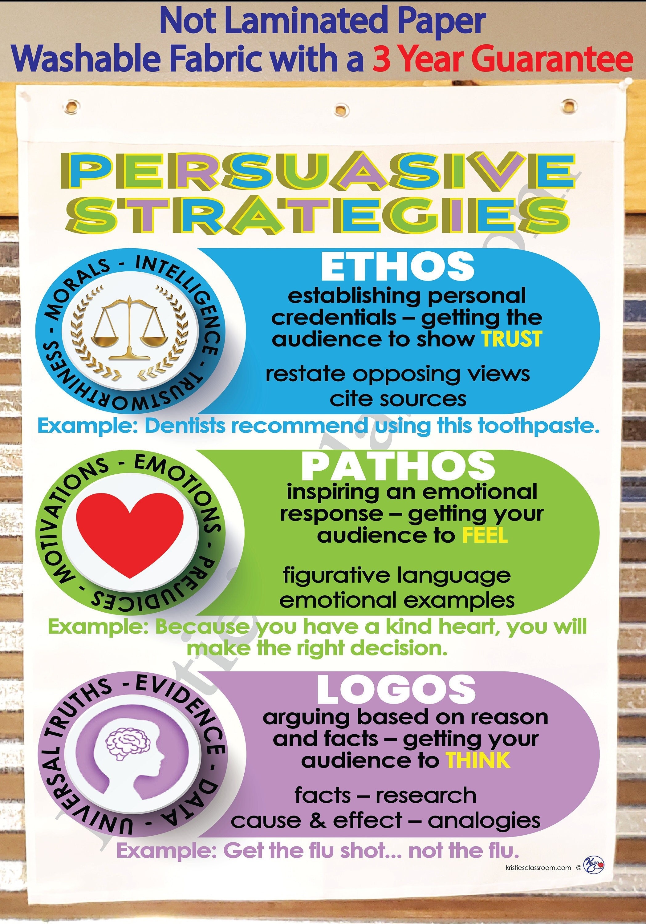 Persuasive Technique Ethos pathos logos Printed On FABRIC Flag Material persuasive-technique-ethos-pathos-logos-printed-on-fabric-flag-material