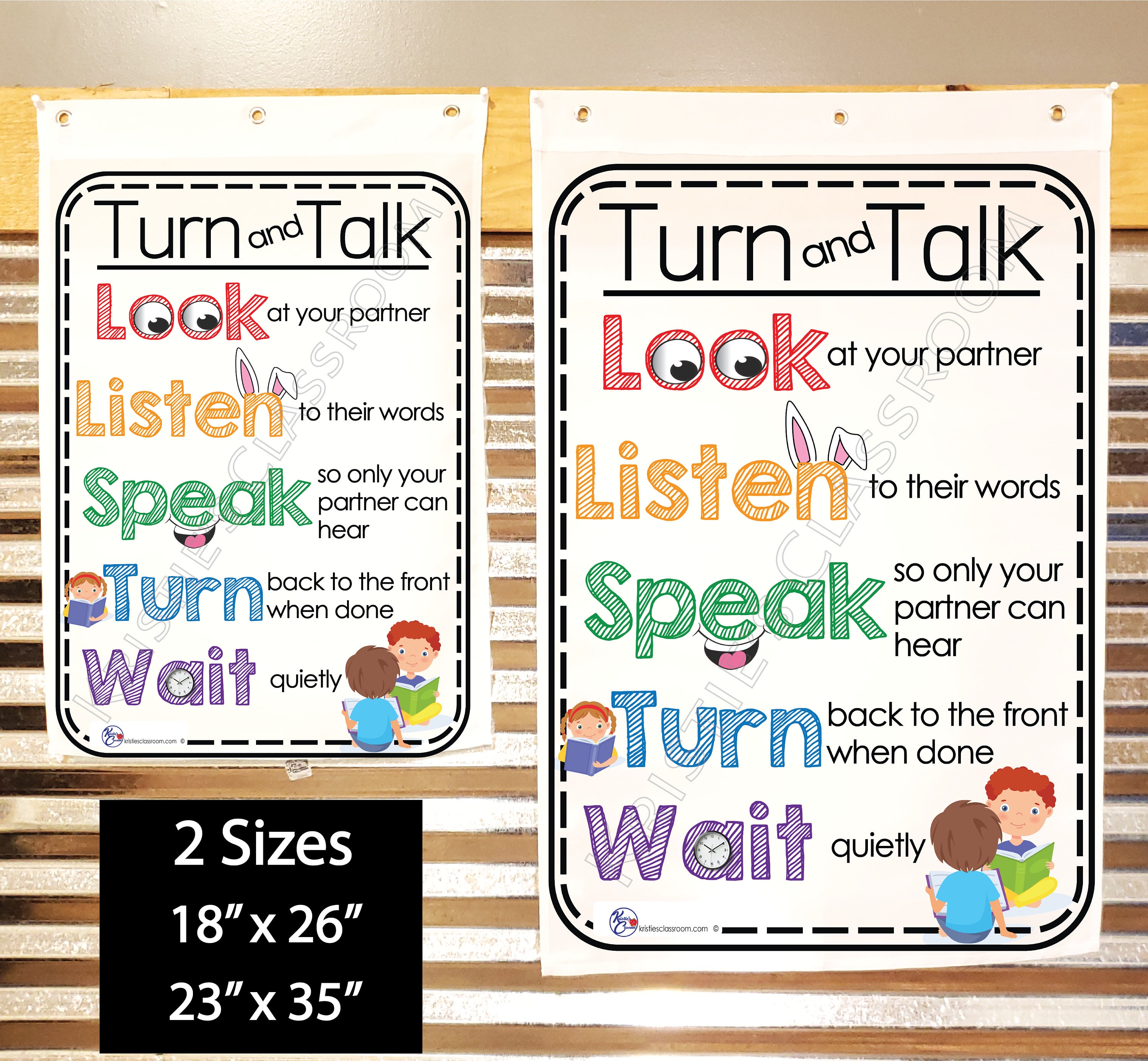 Turn and talk poster