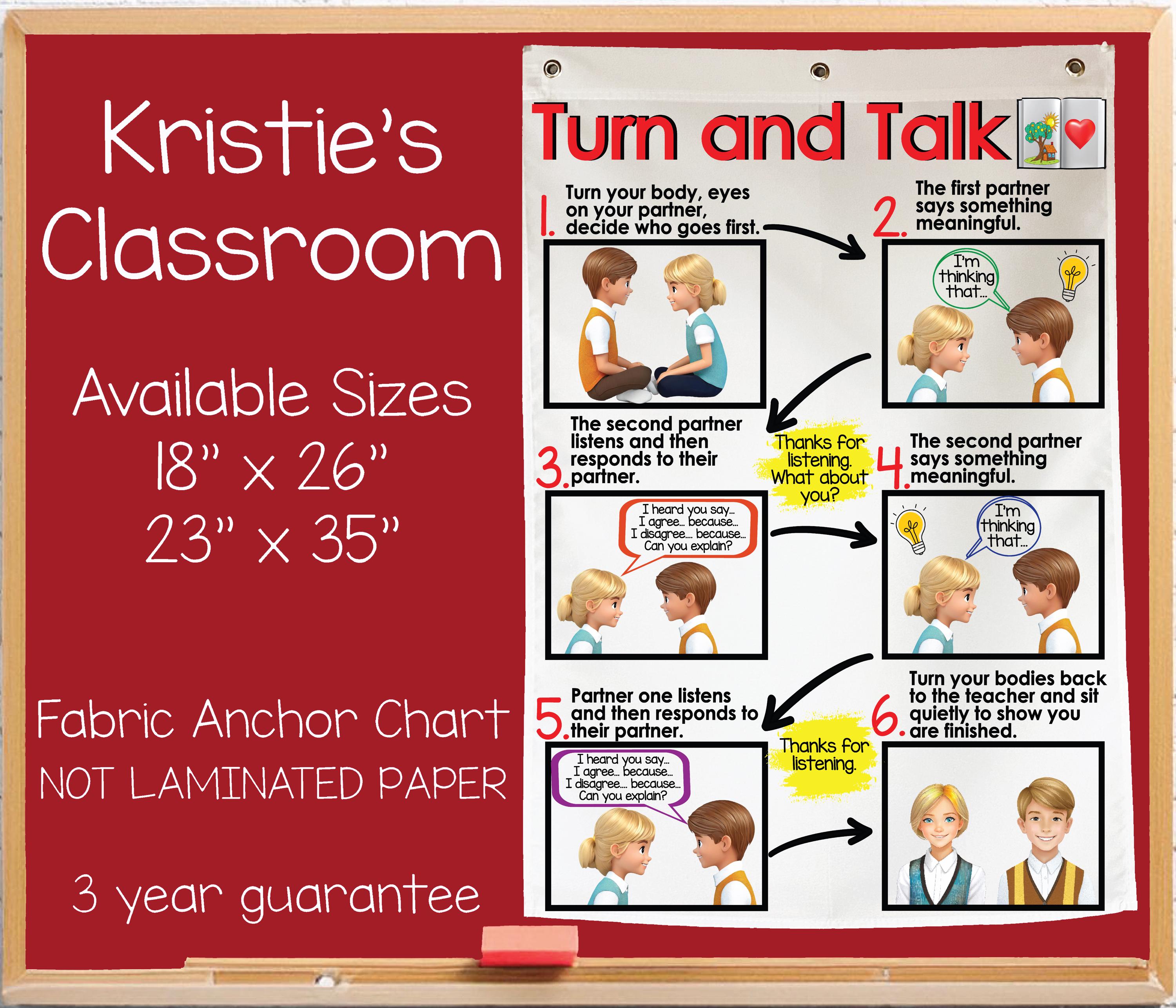 Partner Talk Anchor Chart