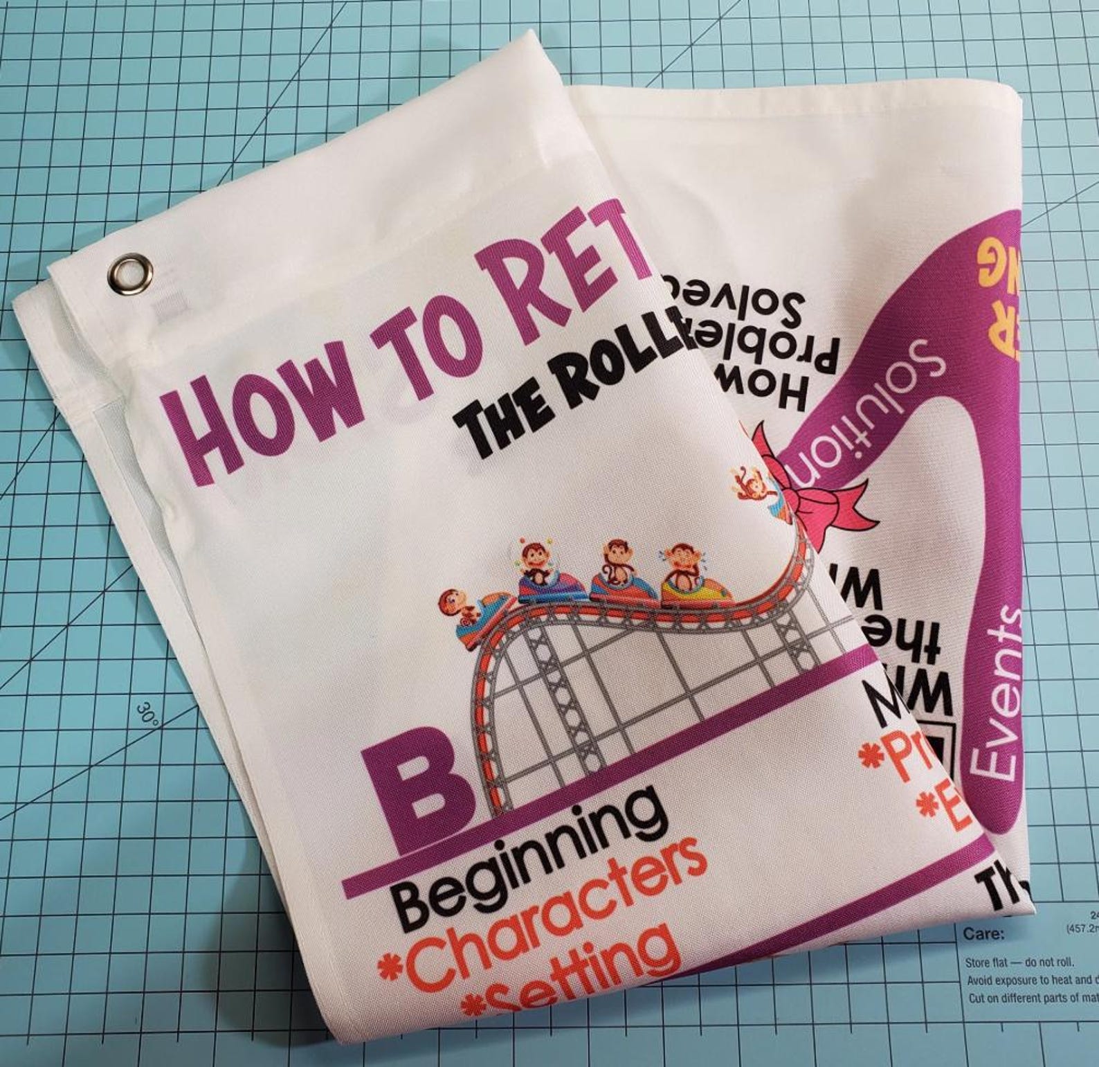 Sequencing Anchor Chart: Washable Fabric Classroom Decor - Etsy