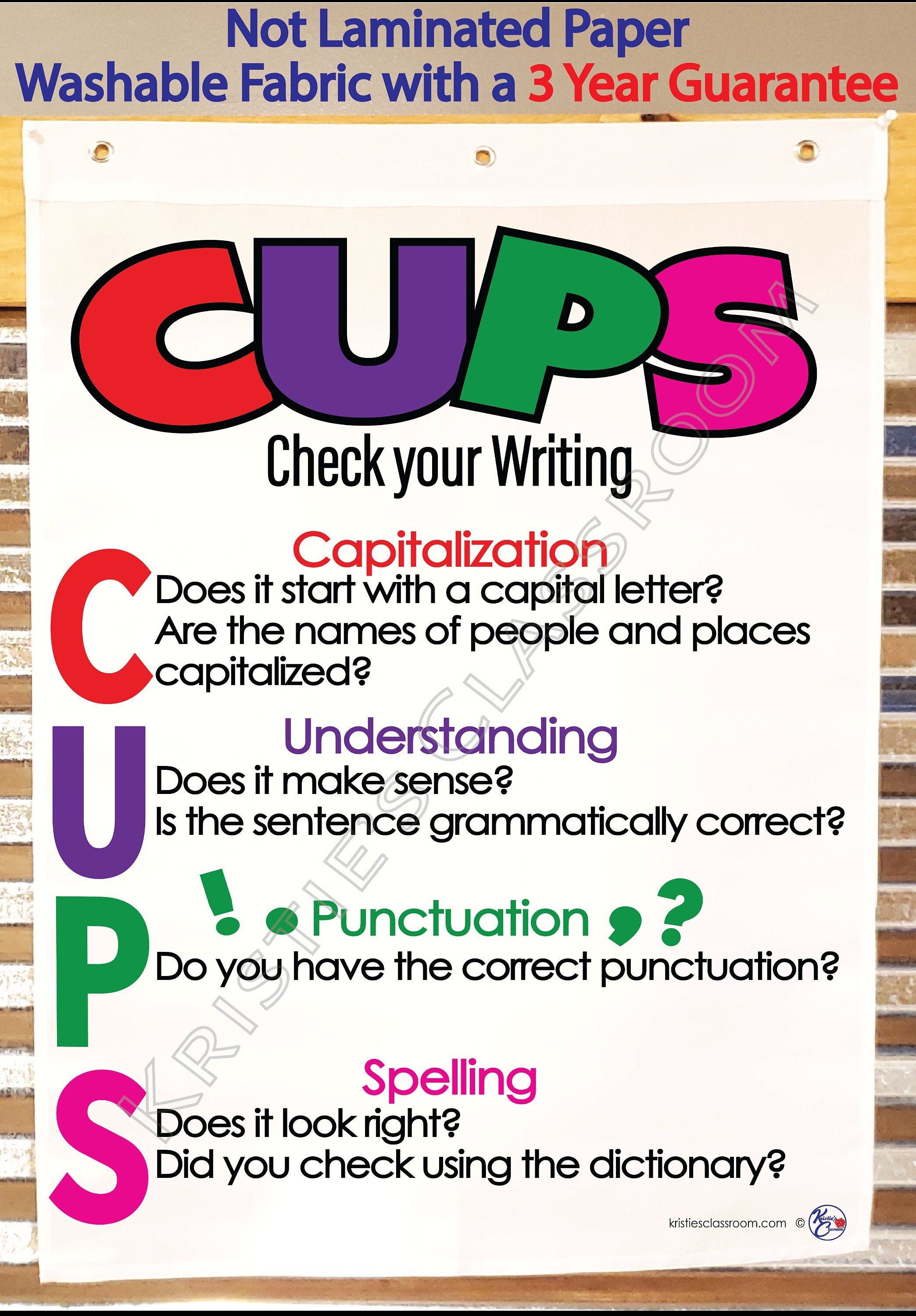 Check For Understanding Anchor Chart