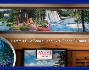 Scene-O-Rama #1  8x30 Large Panoramic Framed Print