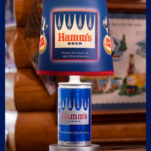 Hamm&#39;s Blue Crown Lamp