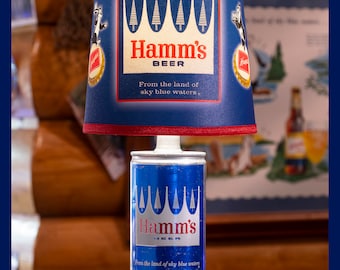 Hamm's Blue Crown Lamp