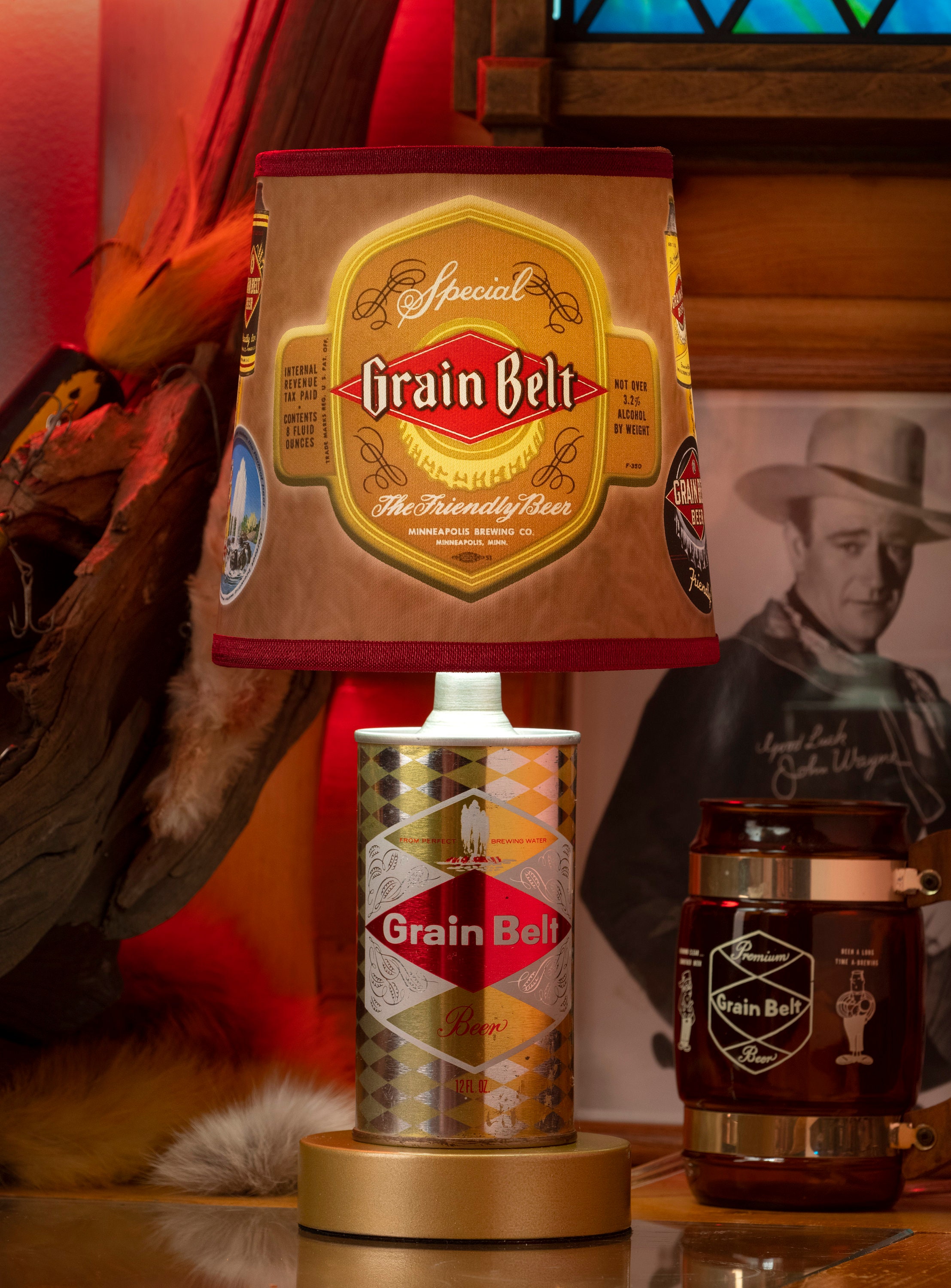 Peer Wärme Überleitung i love lamp beer Ale Tourist Ballon