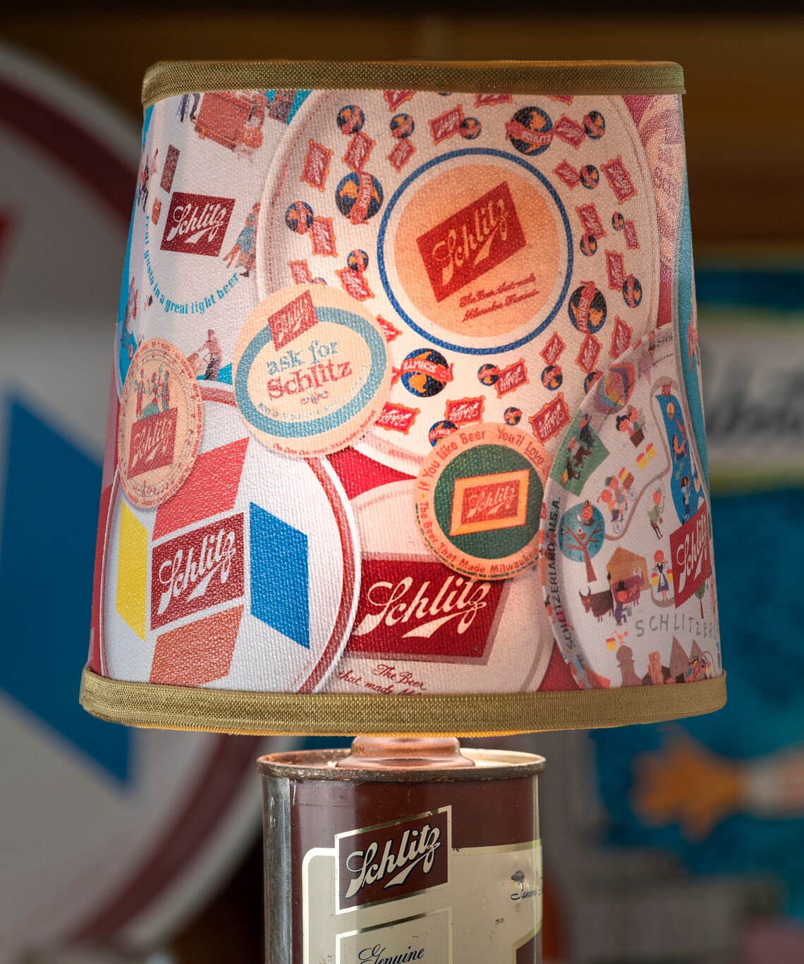 Schlitz Beer Can Lamp Etsy