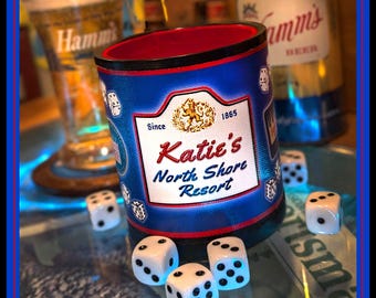 ¡Cucharas de dados de bar "personalizadas" de Hamm's Beer!