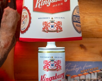 Kingsbury Beer Can Lamp
