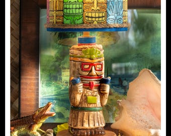 ヴィンテージ セラミック ティキ グラス カップ、ヴィンテージ