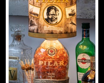Pilar Rum "Fantasy" Bottle Accent Lamp