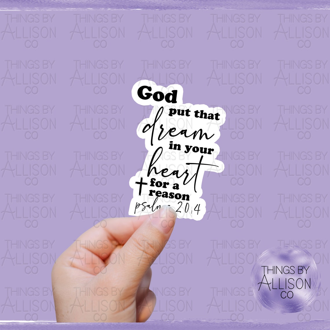 God Put That Dream in Your Heart for a Reason - PNG Digital Download ...