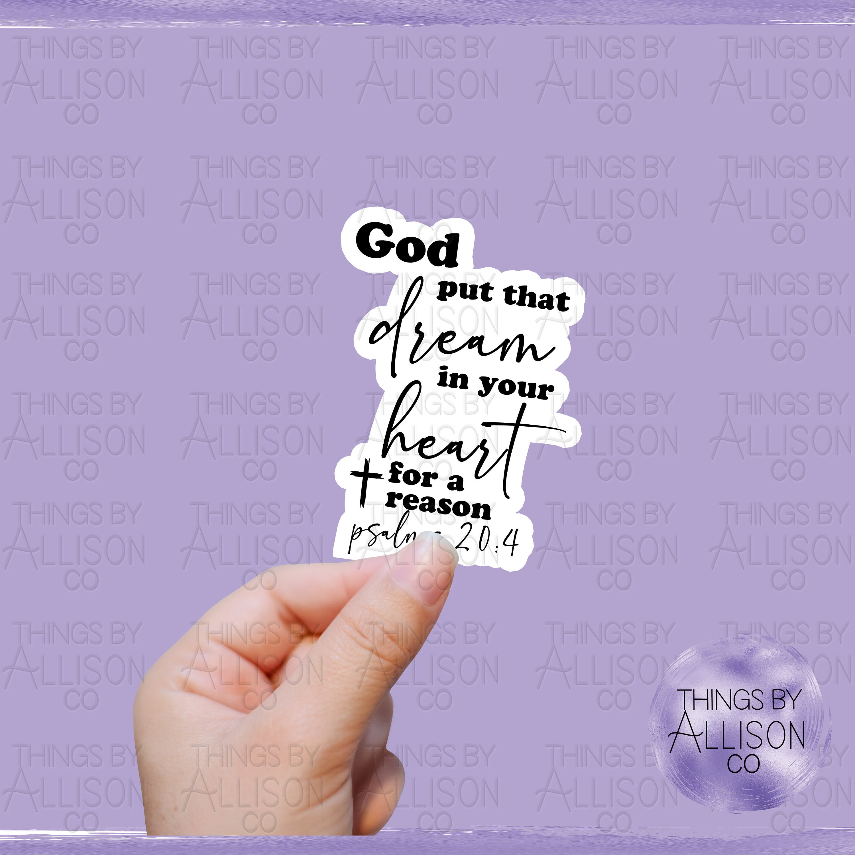 God Put That Dream in Your Heart for a Reason - PNG Digital Download ...