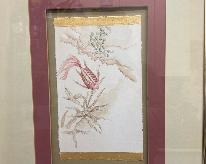 George Caso Mixed Media Paper Art with Certificate of  Authenticity