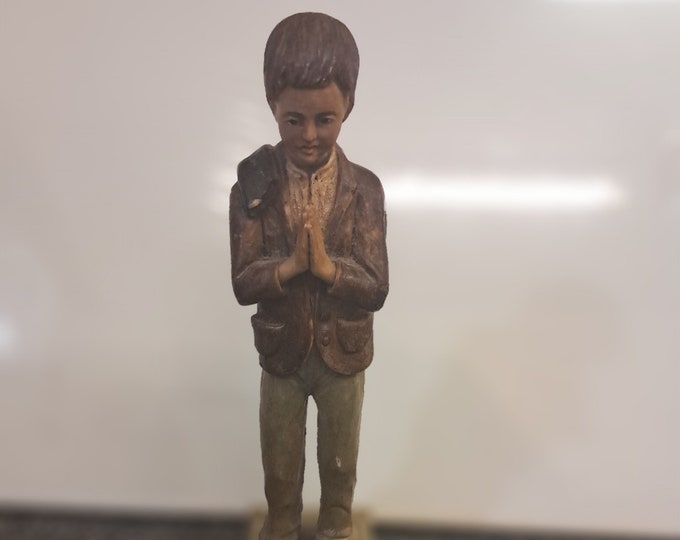 San Francisco Marto Resin Statue , shepherd boy of Fatima,  Hand Decorated
