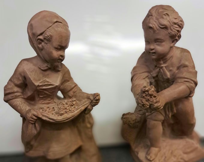 Borghese Boy And Girl Statues