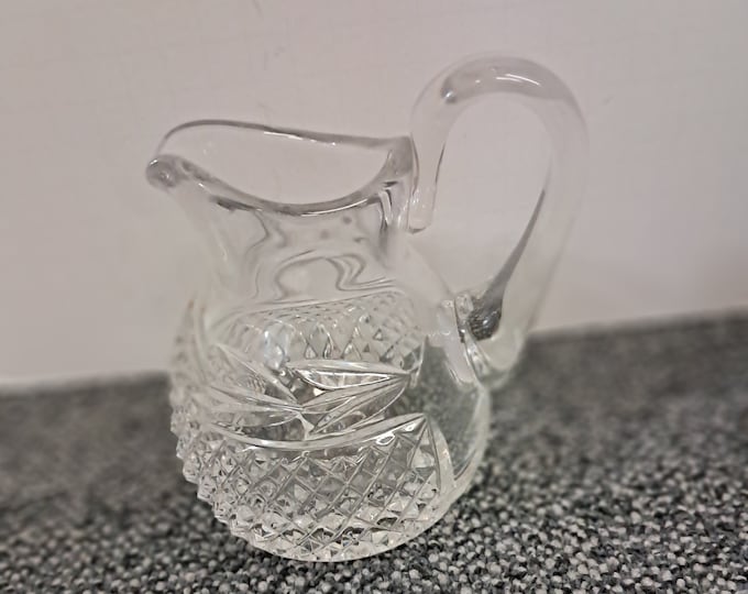 Cut Crystal Pitcher Irish Crystal Galway Leah Pattern