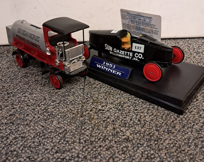 Nylint Diecast Soap Box Derby  Car & 1910 Mack Senior Toy Bank