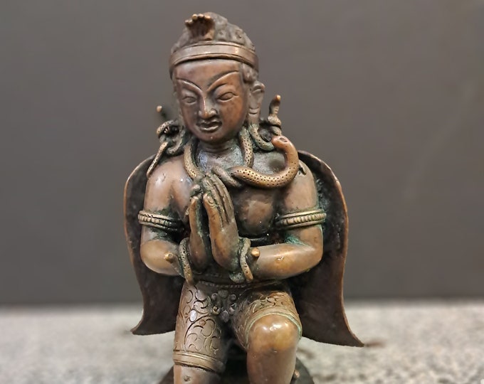 Garuda Statue | Garuda Bird Idol Metal Decorative Sculpture Handmade Showpiece