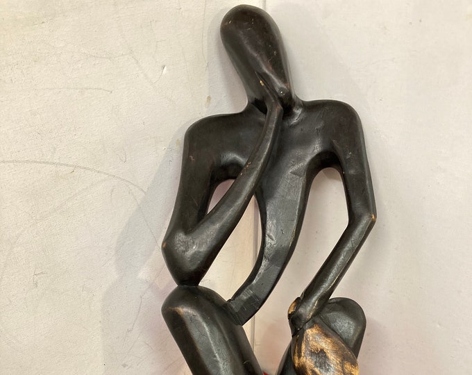 Handmade Abstract Design Wooden Statue