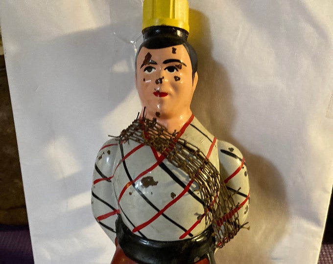 Joaquim Antonio Da Silveiral  Vintage Red Grape Wine Bottle