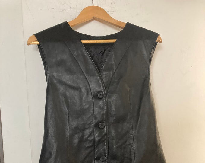 3/4 Lenght Ladies Leather  Vest