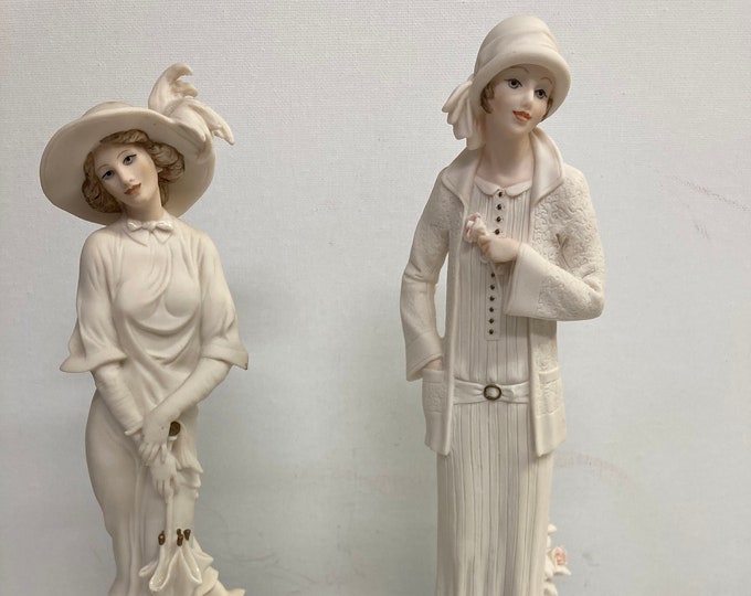 Vintage Giuseppe Armani "Sunshine Dream"  and " Nancy"  Signed Figurines.  Italy