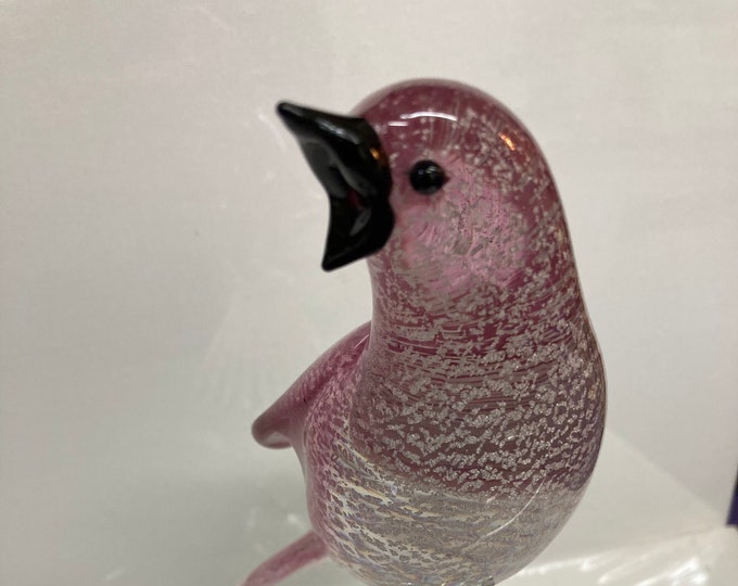 Handmade  Vintage Murano Glass   Bird