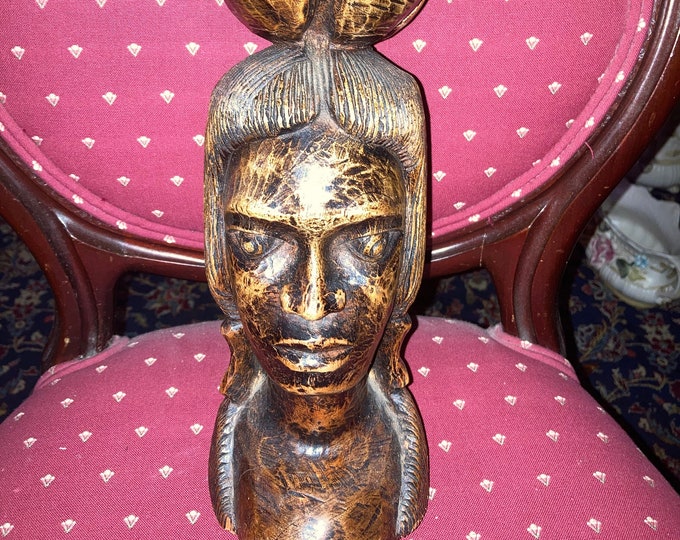 3 Handcrafted  Wooden  Sculptures