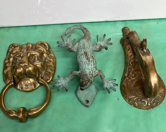 3 Vintage Door Knockers