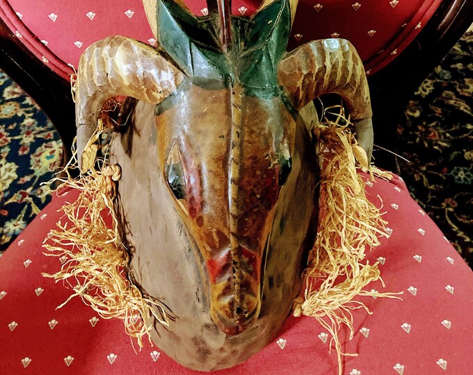 Handcrafted Wooden  Mask   from  Ivory Coast